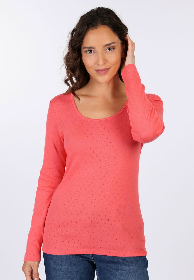 Langarmshirt Malin - rouge