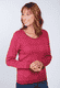 Strickpullover Josefine  - red wine