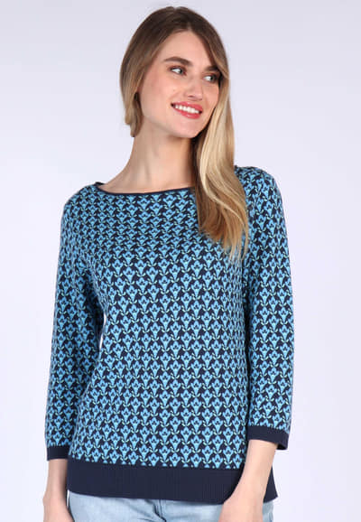 Strickpullover Camilla - navy