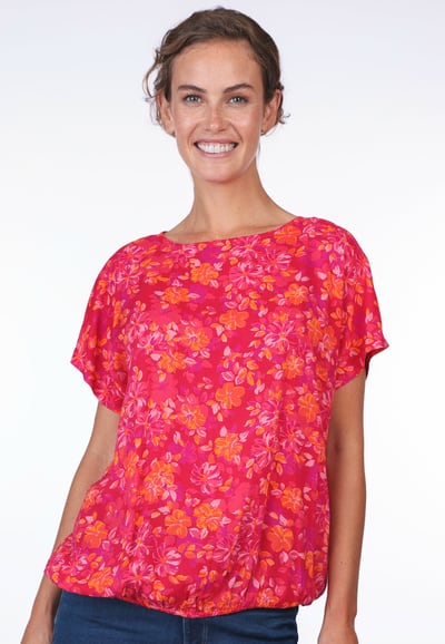 Bluse Meren - rubin