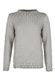 Strickpullover Dorit geo - steel