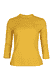 Langarmshirt Olena rib - dark yellow