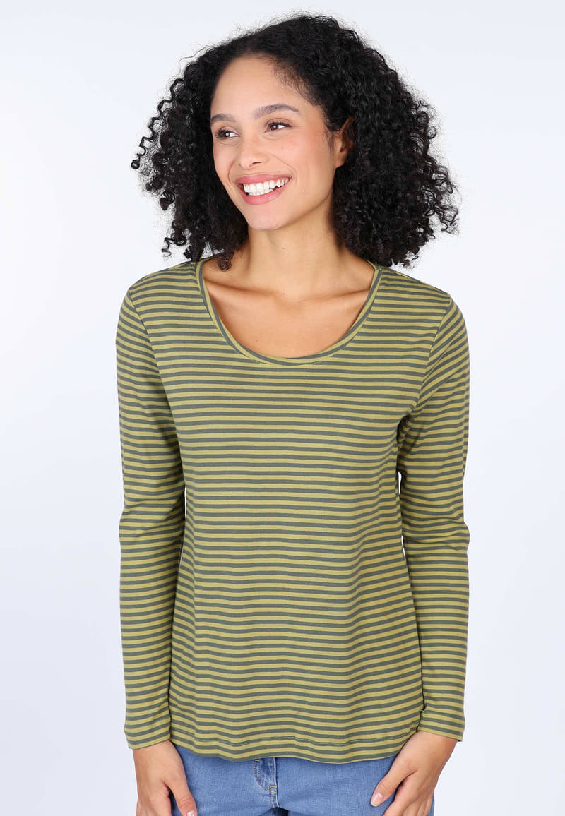 Langarmshirt Adisella - thyme