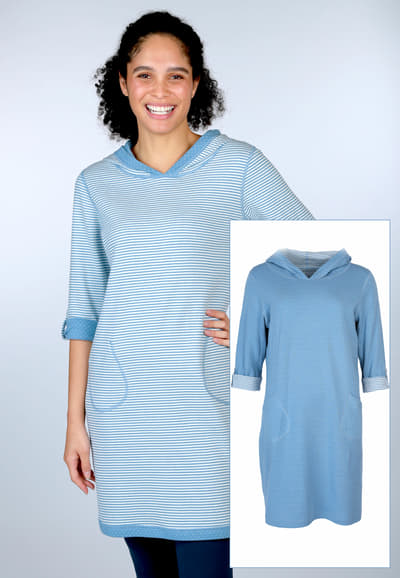 Wendekleid Milanne - swedish blue