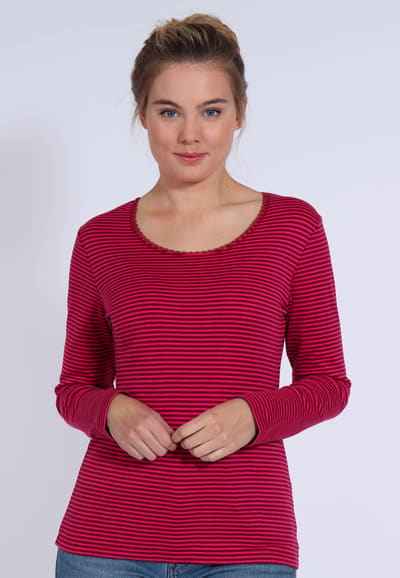 Longsleeve Sandra - burgundy