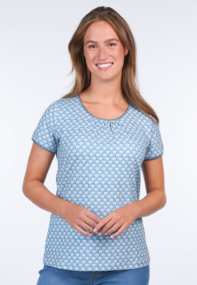 T-Shirt Camille - swedish blue