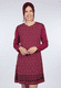 Strickkleid Ella  - deep purple