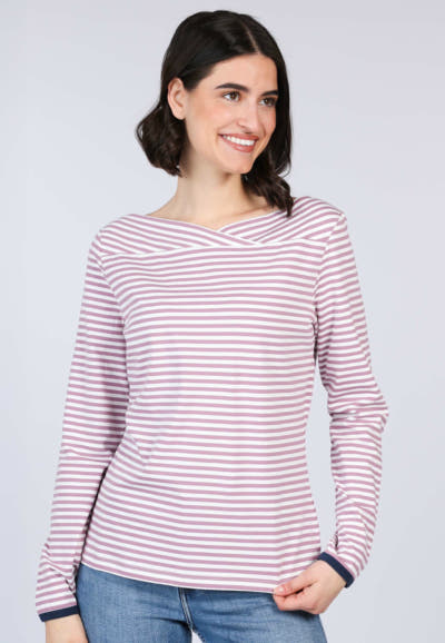 Langarmshirt Kajsa cloudy  - dusty orchid