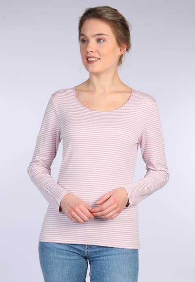 Langarmshirt Sandra  - rose