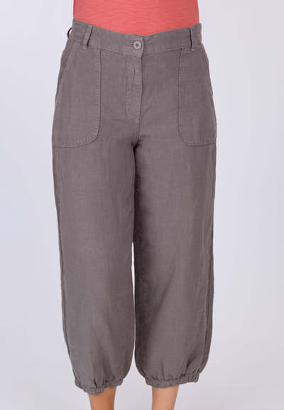 Hose Evieana linen  - phantom