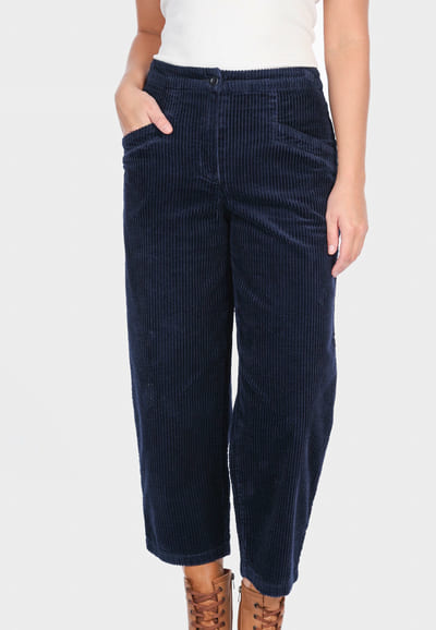 Cordhose Niencke - navy