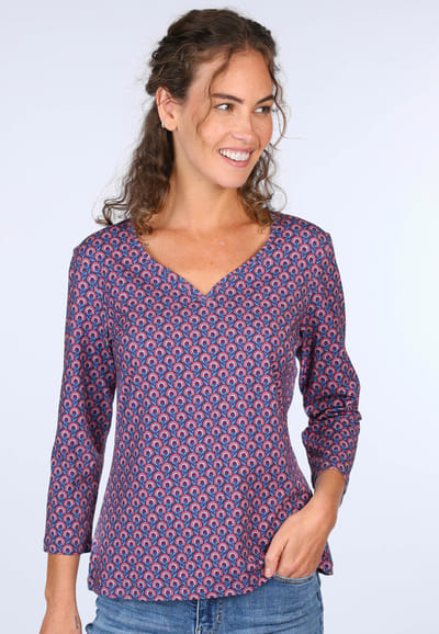 3/4 Arm-Shirt Polinchen - navy