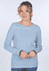 Langarmshirt Kajsa stripes  - swedish blue
