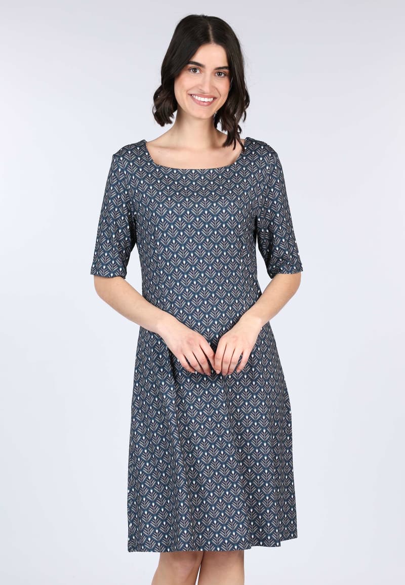 Kleid Eilina feather - navy