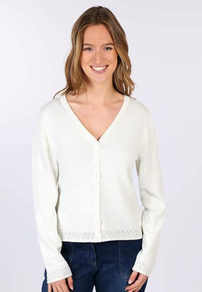 Strickjacke Amily  - ivory