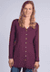 Strickjacke Angela - plum