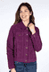 Cordjacke Nojelle  - deep purple