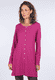 Strickmantel Annelotte - raspberry