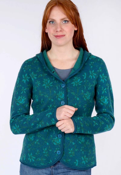 Strickjacke Almuth - deep ocean