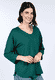 3/4-Arm-Shirt Betzili  - bottle green