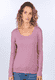 Langarmshirt Malin  - dusty orchid