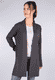 Strickjacke Tschima - ebony