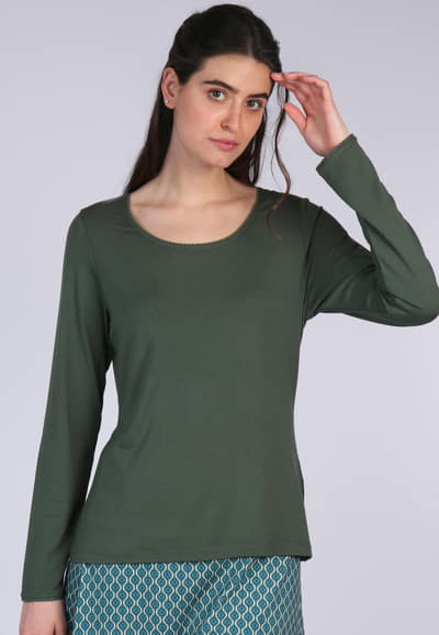Langarmshirt Philia  - thyme
