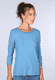 3/4 Arm-Shirt Mabel  - swedish blue