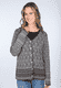 Strickjacke Christianne  - ebony