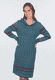 Strickkleid Benja circles - navy