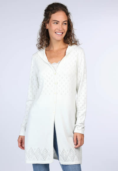 Strickmantel Brenda - ivory