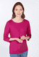 3/4-Arm Shirt Zoala solid  - red wine