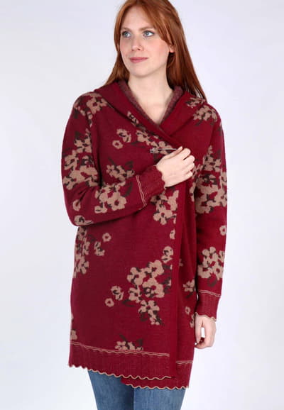Strickmantel Tomke - wine