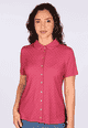 Bluse Andy tulip bow - cerise