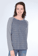 Sweater Wiebka stripe - navy