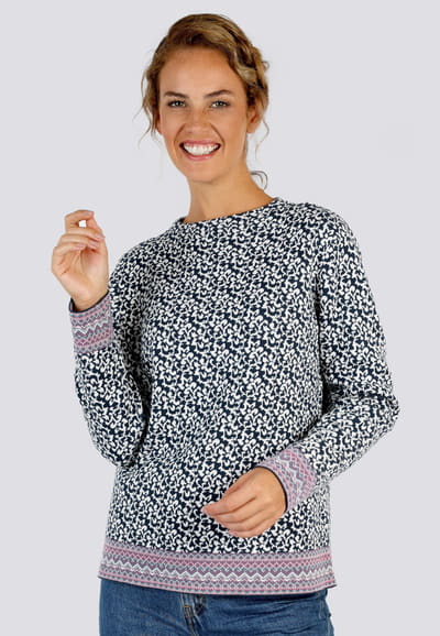 Strickpullover Dorit nordic - navy