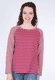 Sweater Wiebka stripe - purple