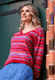 Strickpullover Camillana - cerise