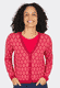 Strickjacke Carlotte - cerise