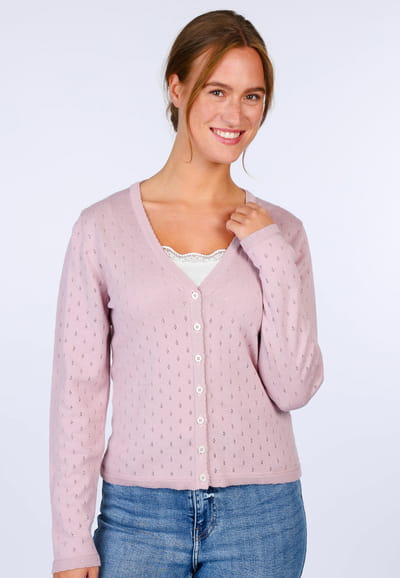 Strickjacke Amily  - rose
