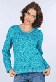 Strickpullover Annegret - ocean