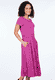 Kleid Malind solid - raspberry