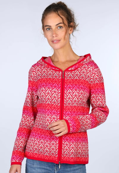 Strickjacke Katleen - rubin