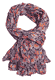 Tuch Ori oriental flower - navy