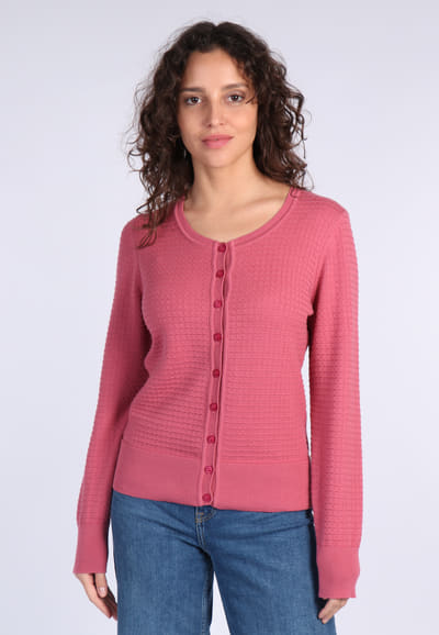 Strickjacke Manon - rose wine