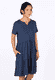 Kleid Iveta solid - navy
