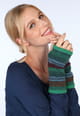Handstulpe Lucy jacquard - deep grass