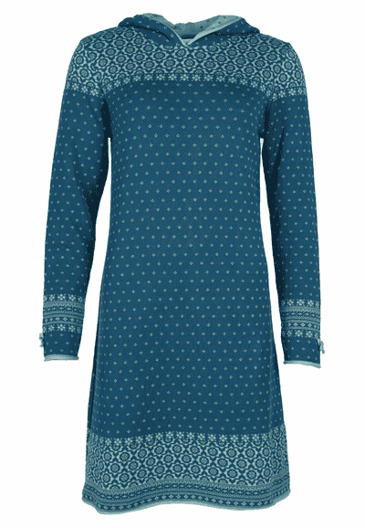 Strickkleid Helle Norge - deep ocean