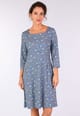 Kleid Imania flower paisley - royal blue