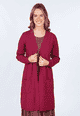 Strickmantel Emma  - red wine